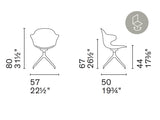 Calligaris SAINT TROPEZ/カリガリス サントロペ 　Aluminum Frame(2脚セット)
