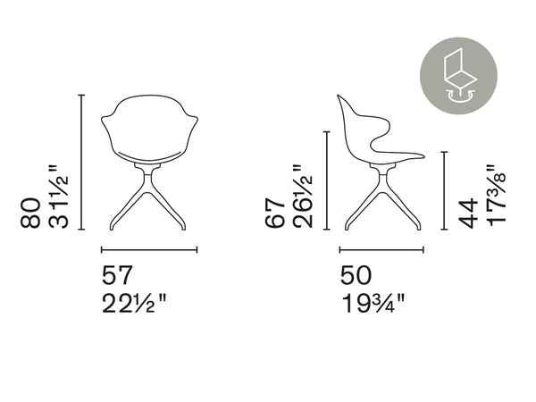 Calligaris SAINT TROPEZ/カリガリス サントロペ 　Aluminum Frame(2脚セット)