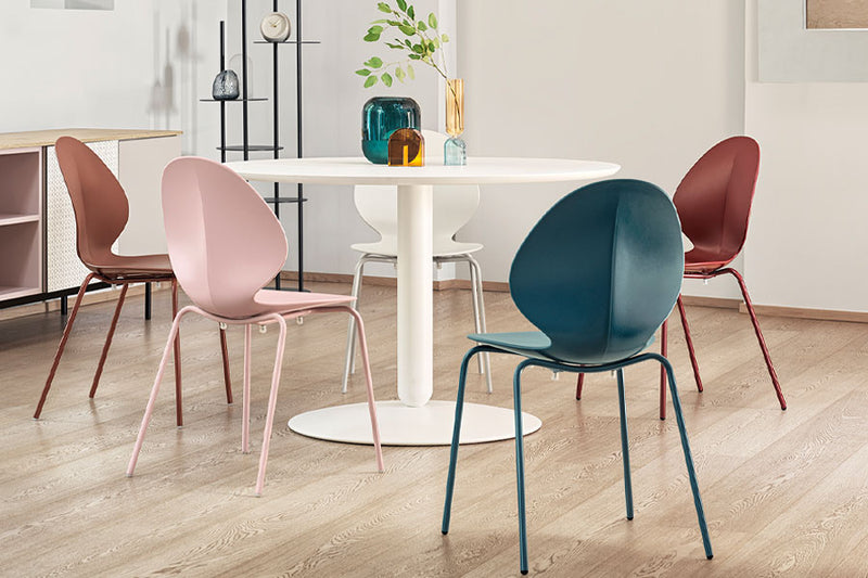 メタル【２脚セット】2019年製　カリガリス　Calligaris　チェア バジル　2