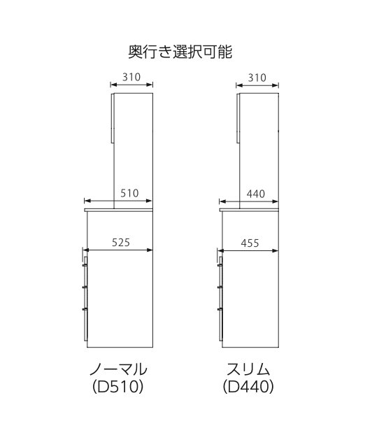 Rumor 120キッチンカウンター