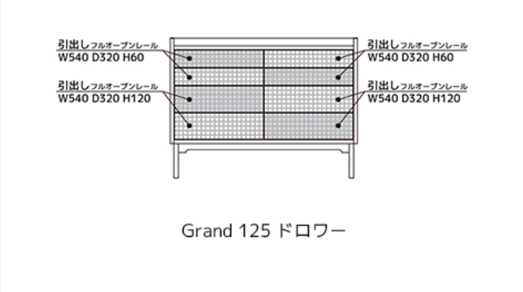 Grand 125ドロワー